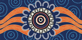 The Indigenous logo, created by Michael Lambeth, Gulibal Man from the Bundjalung Nation and Essential Energy powerline worker, represents 'working together from area to area, protecting the land and each other.